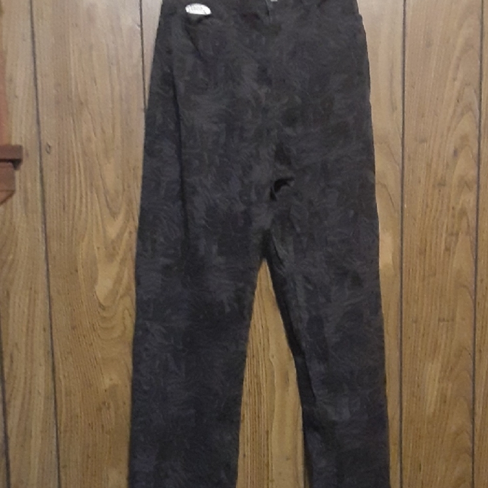 Men's Elegant Black Corduroy Pants